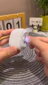 Electric Automatic Nail Clipper with Light Rechargeable Fingernail Trimmer Nail Clipper for Smooth and Safe Manicures