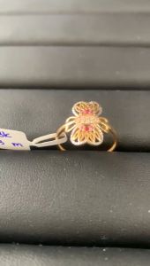 CINCIN WANITA EMAS KADAR 8K DAN KADAR 6K CINCIN MEWAH BESAR SAYAP KUPU KUPU MEKAR CINCIN EKOR MERAK CANTIK CT 643 CT 646