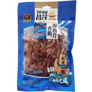 Hainan Special Product ChangMao Crispy Sea Fish Slices 120g Snacks for Colleagues Delicious Deep Sea Fish Snack from Sanya
