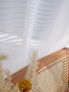 Rèm trong suốt đa năng cho phòng ngủ phòng khách ban công truyền ánh sáng trắng rèm phong cách Nhật Bản rèm trong suốt cao cấp cho nhà dân