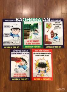 Biển báo mica yêu cầu vệ sinh dọn dẹp sau mỗi giờ làm KT20x30cm