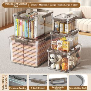 MENGSIYUAN | Rectangular Storage Box With Lid
