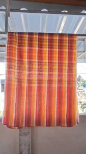 ผ้าขาวม้าไทยเย็บขอบสองรอบทั้งสี่ด้านผืนใหญ่พิเศษขนาด 90x150 ชม. ลายสก๊อตสีสันสดใส ผ้าฝ้ายเนื้อดี สีไม่ตก ซักง่าย แห้งไว