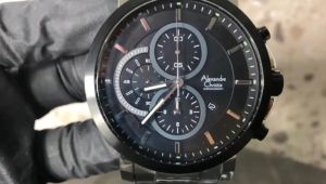 (BISA COD) JAM ALEXANDRE CHRISTIE 6563MC RANTAI JAM TANGAN PRIA