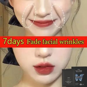 🔥🔥Hot in Japan🔥🔥 7 Days Fade Facial Wrinkles Nasolabial Folds Patch Anti-Wrinkle Stickers Lifting and Firming Wrinkle Removal Face Care Prevent Face Wrinkle Anti-Aging Mask  5Pairs/Box