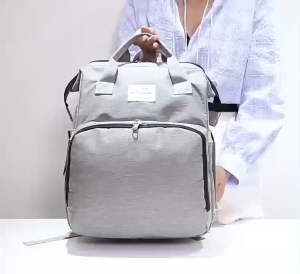 Baby Crib 2 in 1 Foldable Travel Mommy Bag Multifunctional Backpack Diaper Bed Travel backpack