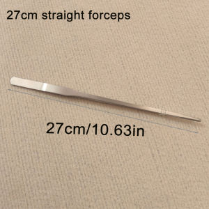 Aquarium Stainless Steel Tweezers Straight Curved Water Grass Aquatic Plants Clip Pliers Long Tweezers Fish Tank Cleaner Tools