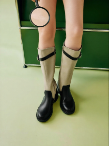 Toomanyshoes | Autumn Winter Thick Sole Heightening Slimming Knight Boots