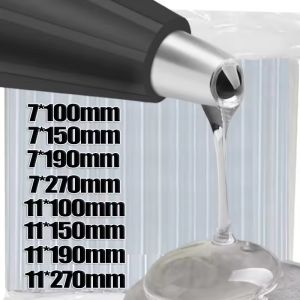 10PCS Hot Melt Glue Stick Transparent Adhesive Strips Strong Visco DIY Glue Sticks Craft Sealing Repair Kits 7/11mm