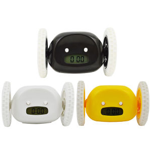 【ANENG】Interactive Moving Alarm Clock with Wheels that Jump and Roll for Kids and Teen Room Fun
