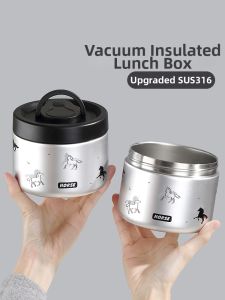 YOULUNMEI | 24-Hour Insulation Stainless Steel Thermos Lunch Box