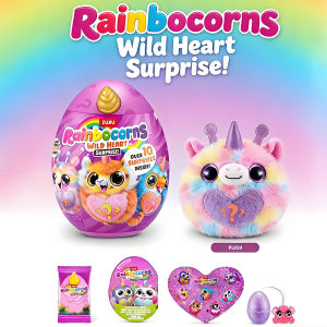 Bandai | Zuru Rainbocorns Surprise Wild Heart Surprise Mystery Original Cute Plush Toy Mini Brands Toy Gifts for Unicorn Toys