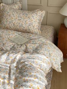AITONGNUAN | Cotton Fresh Style Dorm Bed Sheets Set