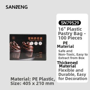 SANNENG | Disposable Thickened Baby Food Baking Piping Bag Set