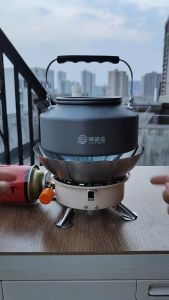 Flashfish Windproof Camping Stove Portable Lightweight Butane Stove with Easy Ignition