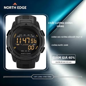 Đồng Hồ Thông Minh Kỹ Thuật Số Phong Cách Quân Đội NORTH EDGE Chống Nước 50m Thời Gian Kép Thể Thao Chạy Bộ Máy Đếm Bước Chân Báo Động Đếm Ngược Cho Nam Nữ