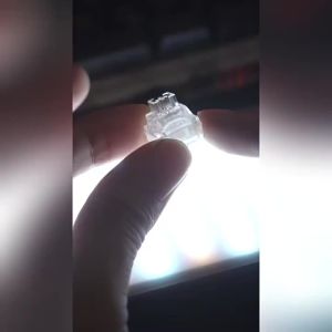 Bàn Phím Cơ Trong Suốt TTC Frozen Switch V2 RGB Yên Tĩnh 39gf Tuyến Tính 3 Chân Tùy Chỉnh Dành Cho Máy Tính Để Bàn
