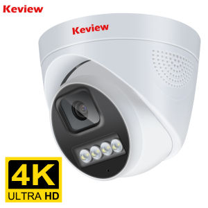 4K 8MP POE IP Ngoài Trời H.265 Onvif 2.8 Mm AI Màu Sắc Tầm Nhìn Ban Đêm Góc Rộng Nhà Camera Quan Sát Giám Sát Video An Ninh Dome Camera