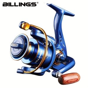 BILLINGS BF1000-70005.2:1 Gear Ratio22LB Max DragShallow SpoolSpinning Fishing ReelFor Freshwater Saltwater