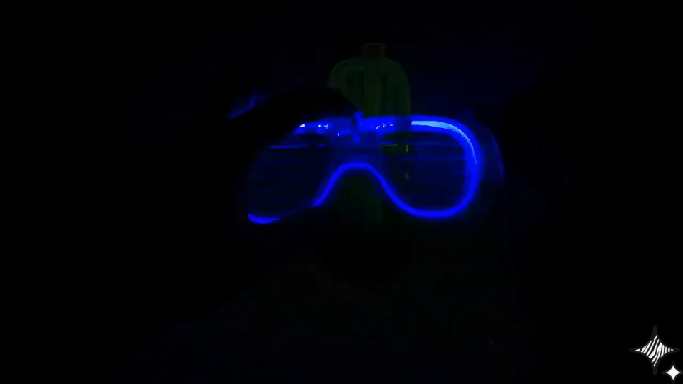 Luminous Glasses 5 Colors LED Glow Cold Light Flash Rave Luminous Christmas Festive Concert Favors Atmosphere Props Gift