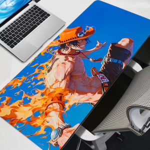 Bandai | New Mouse Pads Big Professional One Piece Ace E-sports Gamers Speed Pc Gaming Rubber Keyboard Notbook Desk Mat Mousepad 800X300