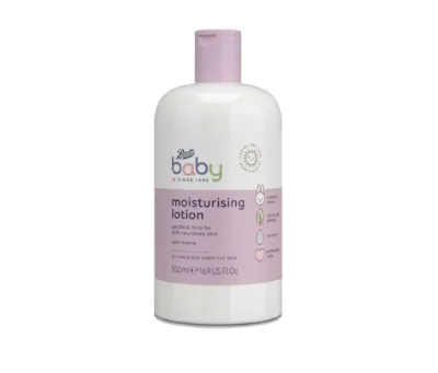 บู๊ทส์ เบบี้ โลชั่น สำหรับผิวบอบบาง กลิ่นหอมอ่อนๆ Boots Baby Moisturising Lotion 500 ml. สูตรสำหรับเด็กและผิวบอบบาง Made in the UK
