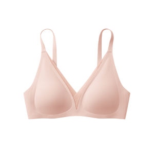 YOUKESHU | Push-up Seductive Mesh Seamless Soft Support Thin Bra
