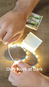 MJJC | Battery LED Tape Motion Sensor 2M 3M 4M 5M PIR LED Strip 5V SMD 2835 Battery Operated Powered Stripe Ribbon Lighting for Cabinet