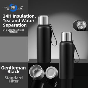 316 Stainless Steel Large Capacity Thermal Tumbler with Tea-Water Separation
