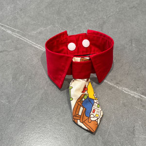 Adorable Pure Cotton Soft Pet Scarf Doggy Bandana Cute Kitty Necktie Pet Bandanna Collar for Dogs And Cats Saliva Towel