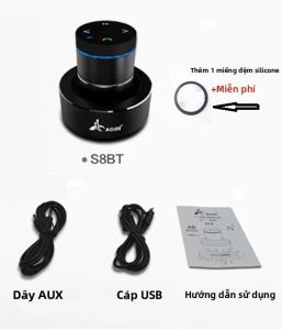 Loa Bluetooth Adin 26W Vibro Mini Loa Siêu Trầm Không Dây Di Động Với Cột Kim Loại Cộng Hưởng Rung Động Cho Điện Thoại