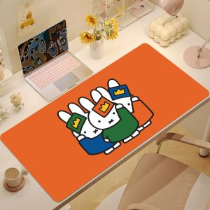 Miffy | Cut Kawaii M-Miffy Mouse Pad Non-slip Thickened MousePad Student Gaming Cushion Large Writing Lockedge Office