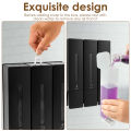 Liquid Soap Dispenser No Drill Wall Mounted Triple Shower Shampoo and Conditioner Dispenser for Home Hotel Bathroom Accessories. 