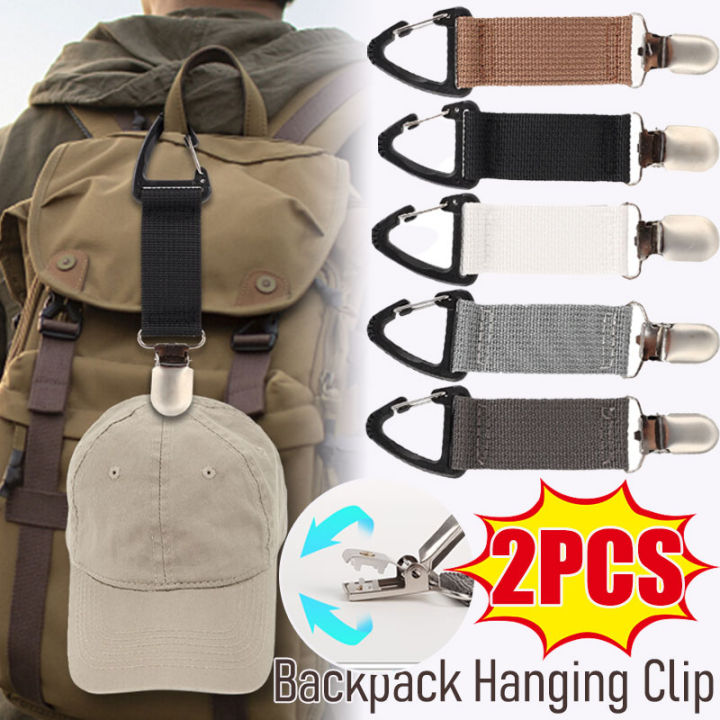 2 cái ngoài trời Webbing Ba lô hình tam giác kẹp cacbin phổ du lịch nhỏ ...