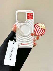 Ốp Lưng Điện Thoại Di Động Apple 13 15 pro Max 15 pro 14 pro Mẫu Mới Chống Rơi Bảo Vệ Hấp Thụ Từ Tính Họa Tiết Bơ Phô Mai Dễ Thương