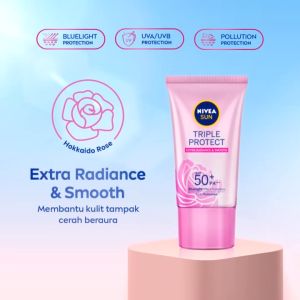 NIVEA SUN Triple Protect Acne Oil Control | Anti Winkle | Extra Radiance & Smooth | Body Sun Serum Triple Protect Extra Radiance & Smooth (BPOM)