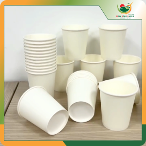 Ly giấy 6.5oz~192ml -  Lốc 50 ly giấy trơn