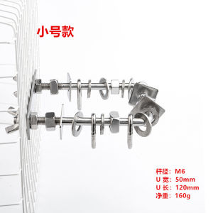 อุปกรณ์นกแก้ว304ของเล่นนกแก้วสแตนเลสขนาดกลางและขนาดใหญ่ที่วางโชว์กรงนกเพื่อการศึกษาพัฒนาฟันกัดและกัด