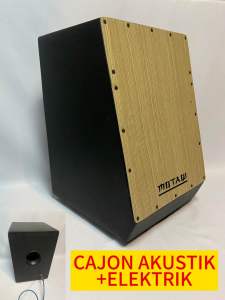 Cajon trapesium akustik elektrik kajon murah kahon ekonomis drum box