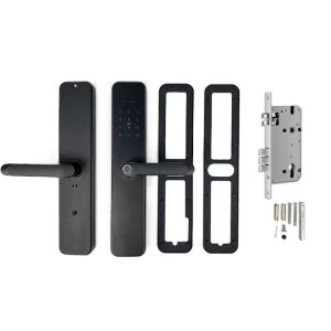 [ติดตั้งฟรี!เฉพาะกรุงเทพฯและปริมณฑล] HomePro กลอนดิจิตอลภายนอกแบบกันน้ำได้  DIGITAL DOOR LOCK L500 WATERPROOF MULTI-FUNCTION สีดำ แบรนด์ AZLE