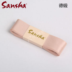 Sansha Original Ballet Dance Pointe Shoe Strap Elastic Canvas Ribbon Professional Dance Accessories Satin Strap Footwear