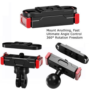 Magnetic Quick-Release Base for GoPro 13 12 11 10 9 8 7 Mini Max Action Camera Stand Mount 1/4" ARRI Tripod Adapter Bracket