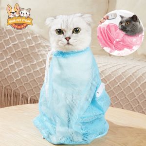MO Tas Mandi Jaring Perawatan Kucing | Perawatan Rambut Kucing Kuku | Tas Jaring Perawatan Hewan Peliharaan | Perlengkapan hewan | COD