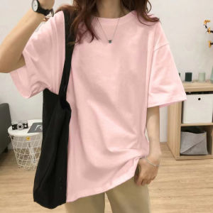 Letter Mid-Length Cotton Short Sleeve T-shirt Womens Brown Tops Summer New Arrival below the Hip Oversize Loose Tide