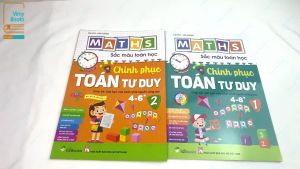 Sách - Bé Chinh Phục Toán Tư Duy Tập 1 Cho Bé 4 - 6 Tuổi - Sắc Màu Toán Học