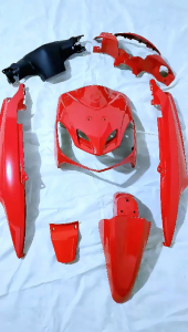 YAMAHA MIO SPORTY MOTORCYCLE ACCESSORIES BLACK/BLUE/RED FULL BODY FAIRING KIT PROTECTIVE COVER
