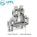 UTL Screw Type Terminal Block End Plate Phoenix Contact Weidmuller UDK4 UKK5-PV UKKB5 DK4QV/35 EK6/35. 
