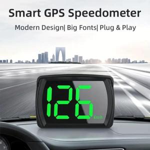 Y03 Car Universal HUD Head Up Display GPS Digital Speedometer Projector MPH Km/h Big Font Speed Meter Displayer Auto Part