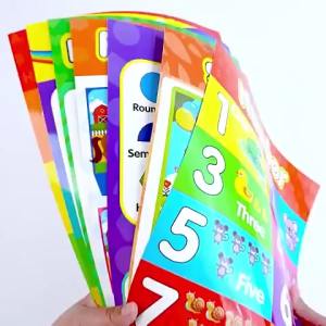 32pcs Chart For Kid Educational Set Wall Numbers Alphabet Colors Chart Educational Chart For Baby