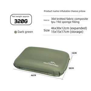 Mountainhiker | MOUNTAINHIKER Camping Pillow Portable Self Inflating Sleeping Pillow Ultralight Sponge Compact Pillow Outdoor Travel Neck Pillow